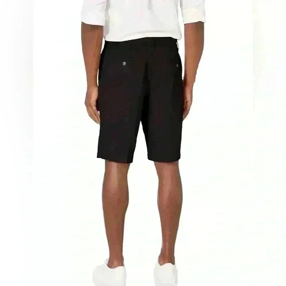 Dockers Men's Backswing Shorts Black Flat Front D4 Relaxed Fit Golf Comfort 38 - Picture 2 of 9